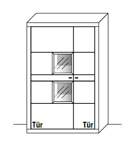 WM.A.4013 Wöstmann. Aurum | Schrank | Type 4013 / 4014 | B: 108,2 cm