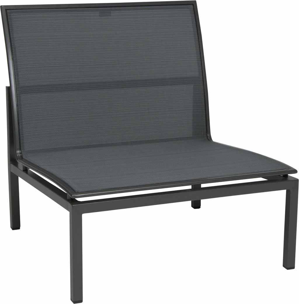 Stern. Skelby | Gartenlounge-Mittelelement | karbon | Aluminium anthrazit