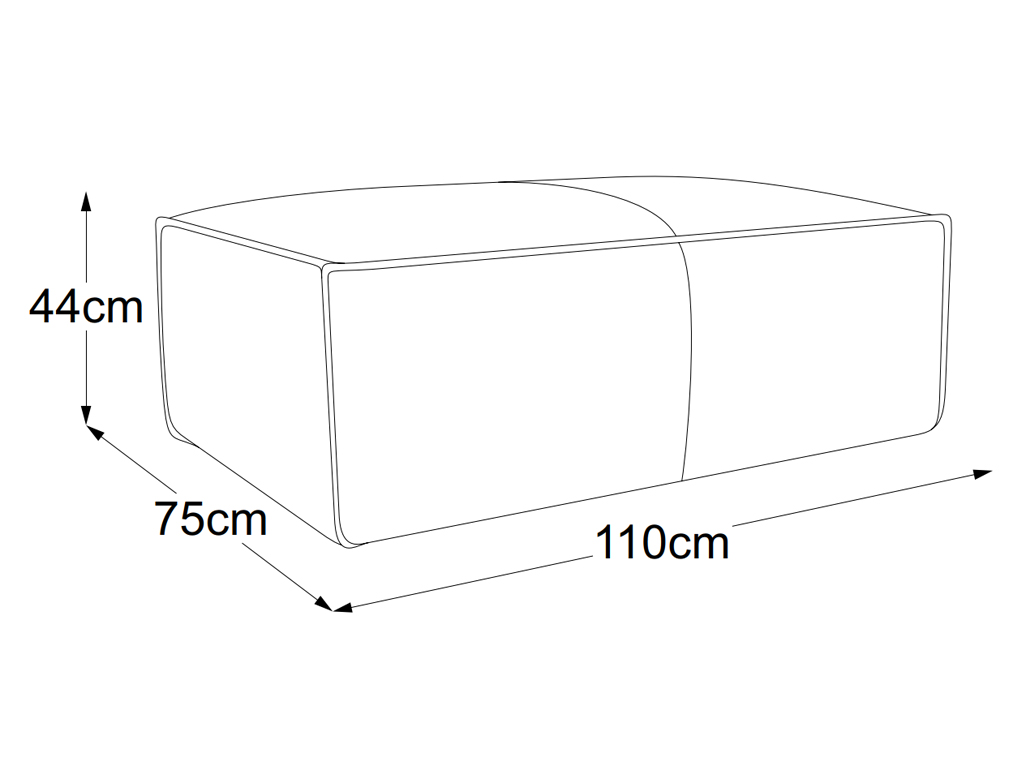 designwerk Vola - Megahocker | B: 110 cm | D009805 designwerk Vola - Megahocker | B: 110 cm | D009805