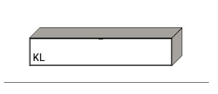 Illustration eines Hängeelements vor weißem Hintergrund