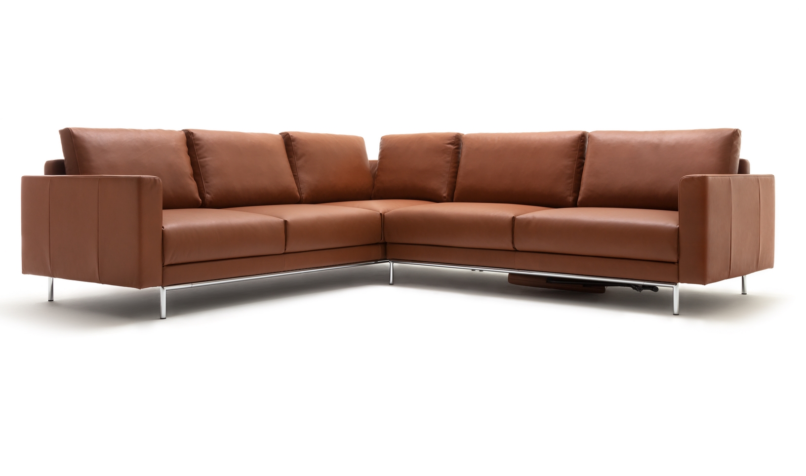 creation by Rolf Benz CR.450 - Eck-Polstergarnitur | B 275 cm braunes ledersofa cr 450 creation by rolf benz