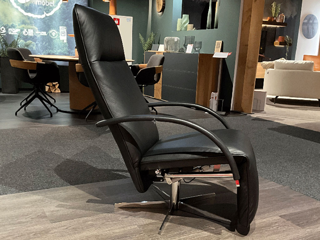 Strässle FINO | Funktionssessel (Leder Turin Nero)
