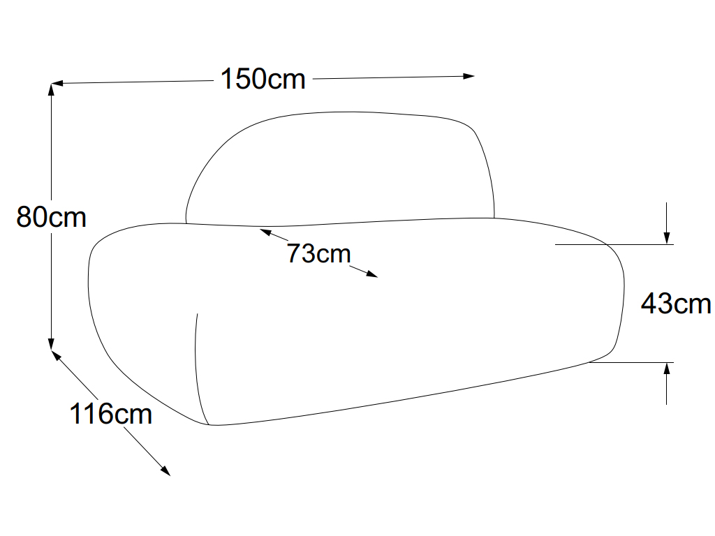 designwerk Globe - 2HT links | B: 150 cm | D074520