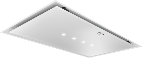 Siemens studioLine - Deckenlüfter iQ500 (90 cm) INKL. 5 JAHRE GARANTIE | Weiß | LR96CBS25 Weiße Deckenhaube mit integrierter LED-Beleuchtung und stilvollem Design