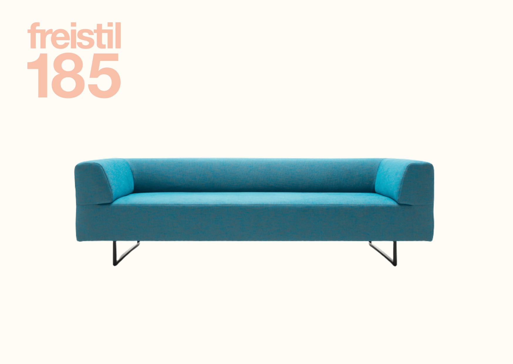 blaue Couch aus freistil Kollektion 185