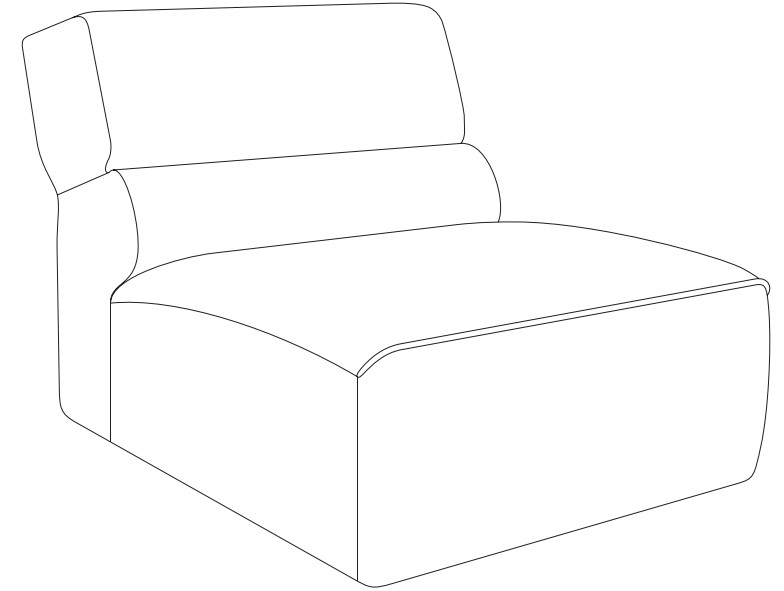 DW.V.D009118 designwerk Vola - Element 70 ohne Armteil | B: 75 cm | D009118