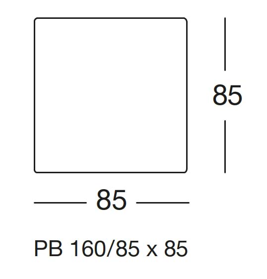 freistil Rolf Benz 160 - Polsterbank | B: 85 cm | PB 160/85 x 85