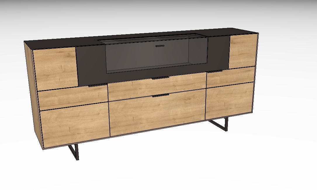 Wöstmann. WM 2140 | Sideboard | B: 209,9 cm  | Type 2040