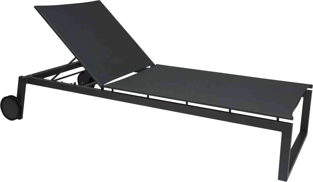Stern. Robin | Rollenliege | Aluminium anthrazit/karbon