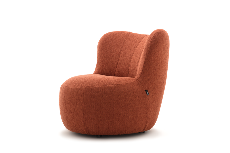 freistil Rolf Benz 173 - Sessel (Loungesessel) | Stoff, rotorange 6318