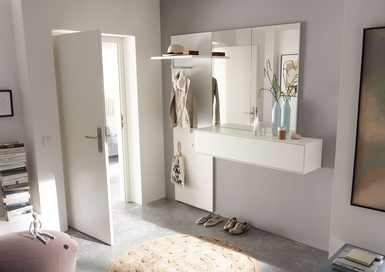 now! by hülsta. easy | Garderobe | Lack-reinweiß| B: 192 cm | 980203