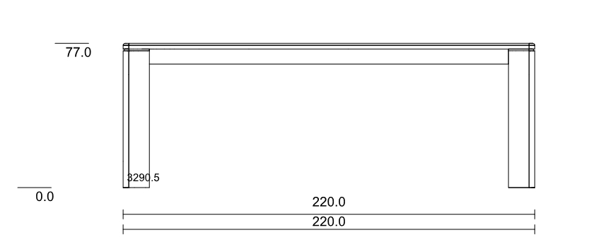 Type 3290.5 | Länge 220 cm