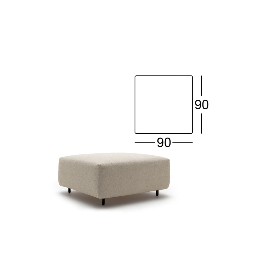 freistil Couch Sitz für die KOllektion Echt mit 90 cm 