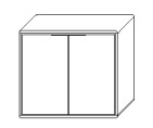 WM.7100.2950 Wöstmann WSM 7100 - Kommode (2950), 2 Türen | B 95,0 cm | Wildeiche massiv 