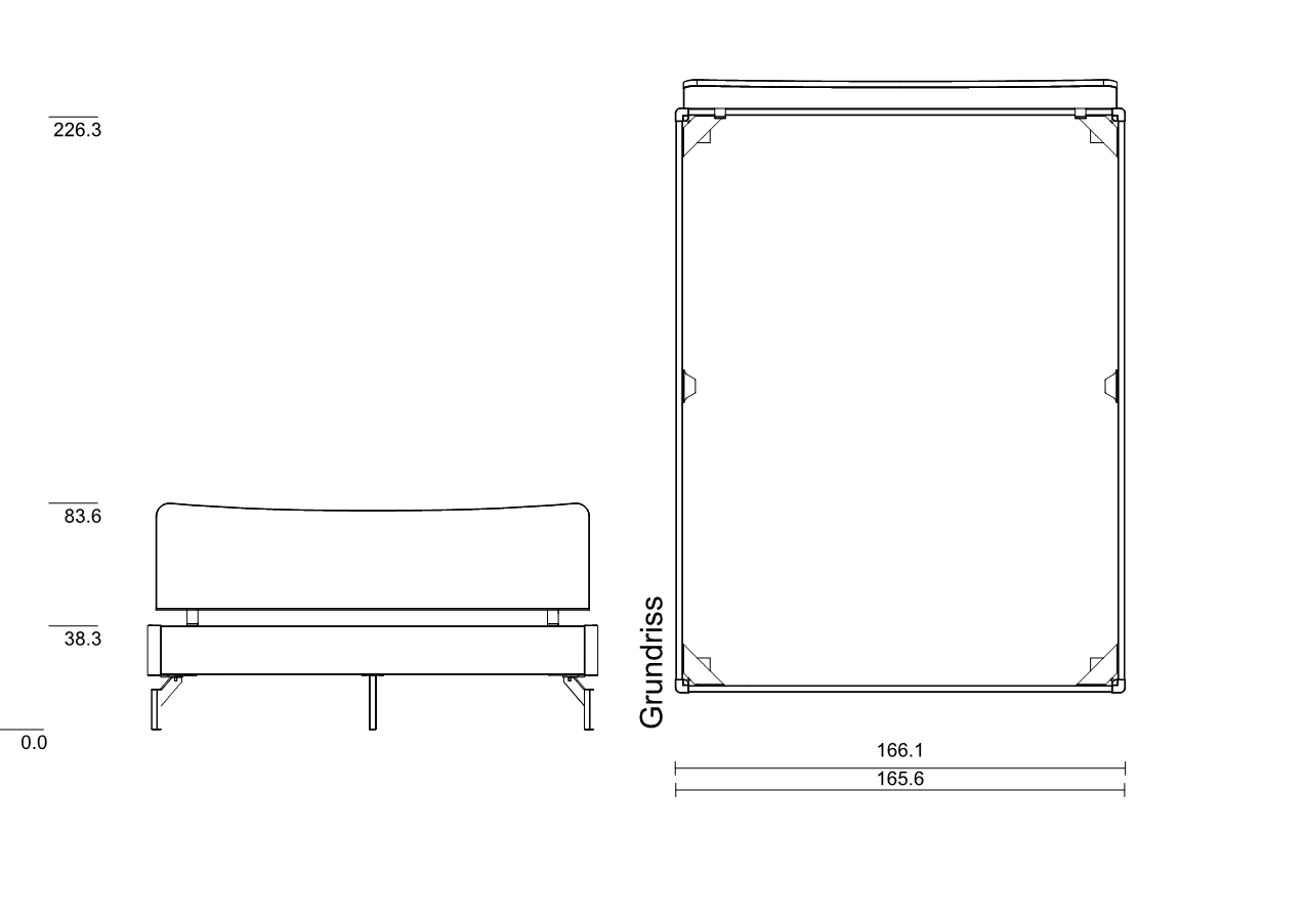 160 x 210 cm