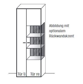 WM.2380.6743 Wöstmann. WM 2380 | Vitrine  | B: 76,9 cm | Type 6743/6744