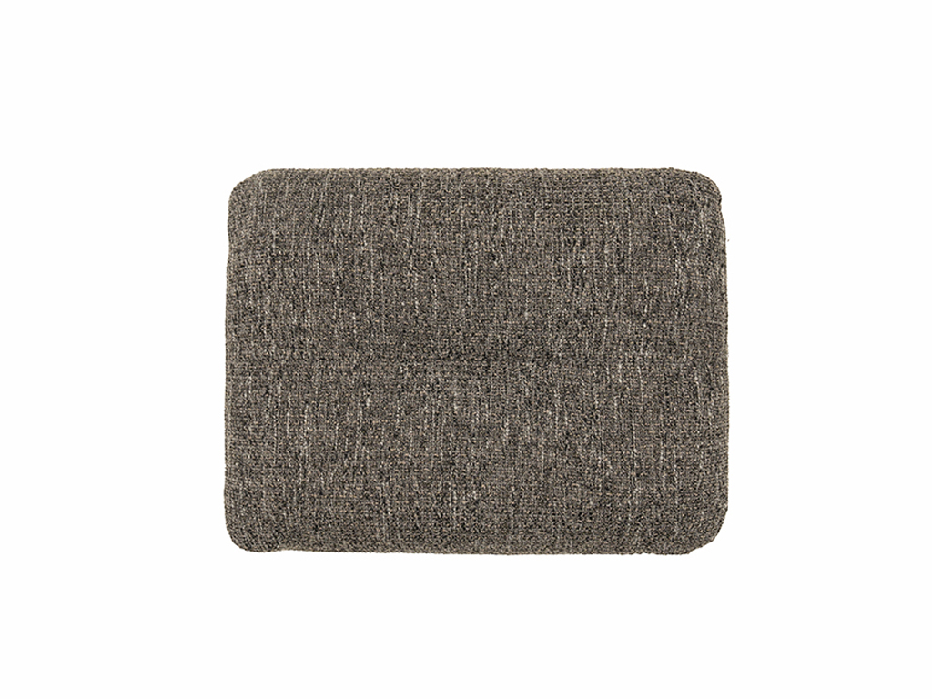 Rechteckiges graues Sitzkissen aus Textil für komfortables Sitzen auf Stühlen oder Hockern