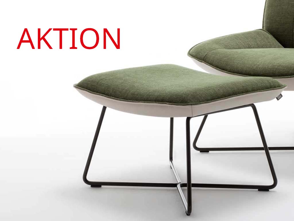 Rolf Benz. 383 | Hocker | zweifarbig | AKTION