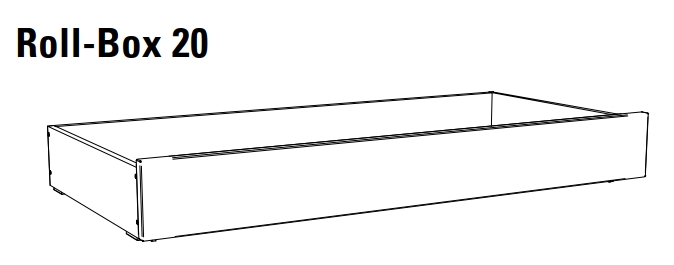 Roll-Box 20 - links platziert