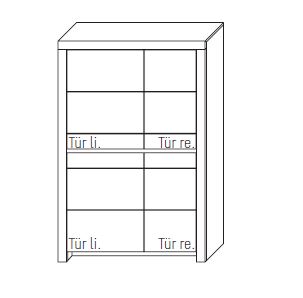 WM.SO.4153 Wöstmann. Soleo 3000 | Schrank | Type 4153/4154 | B: 112,3 cm