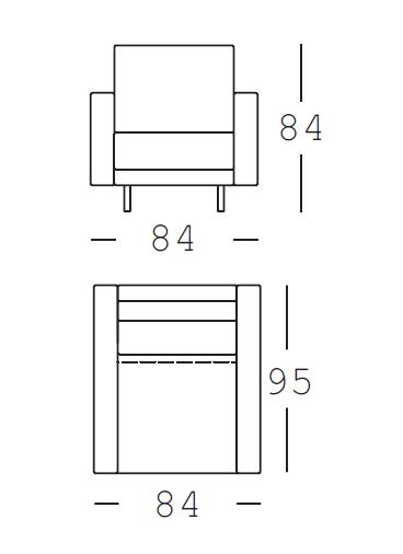 freistil 170 | Sessel | B: 84 cm