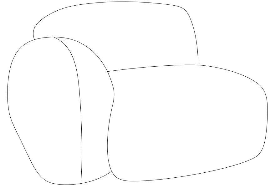 DW.G.D074119/D074120 designwerk Globe - Element 70 Armteil links/rechts| B: 110 cm | D074119B/D074120