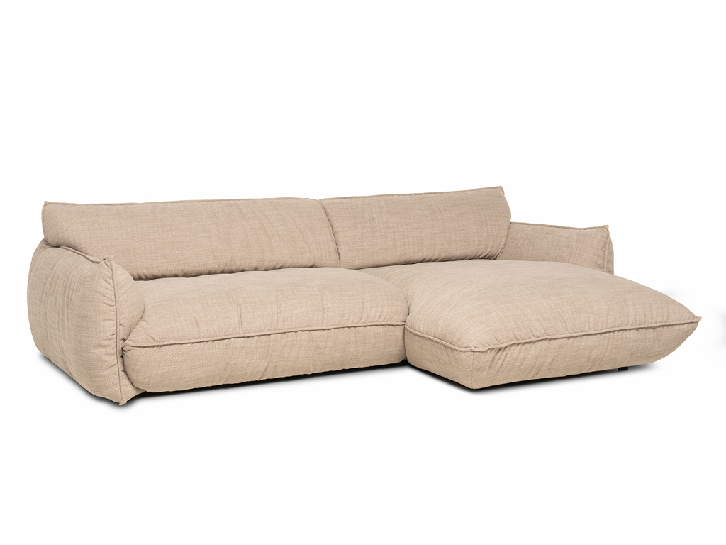 designwerk Fluffy - Polstergarnitur mit Recamiere | B: 270 cm