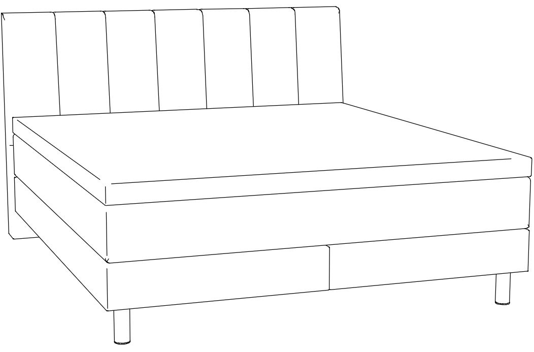 HA.BP.7353 Hasena -  Boxspring PRONTO Donna | inkl. Matratze und Topper | versch. Größen & Farben konfigurierbar