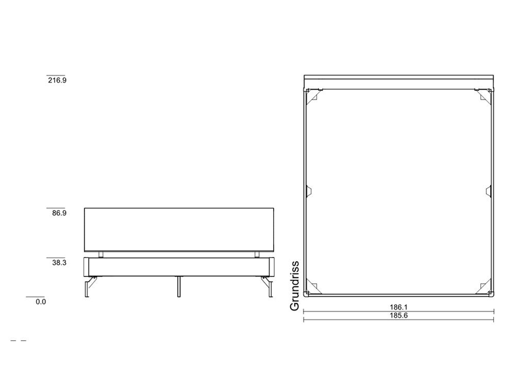 180 x 200 cm