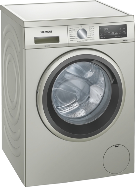 Siemens WU14UTS9  iQ500 Waschmaschine, unterbaufähig - Frontlader 9 kg 1400 U/min., Silber-inox 