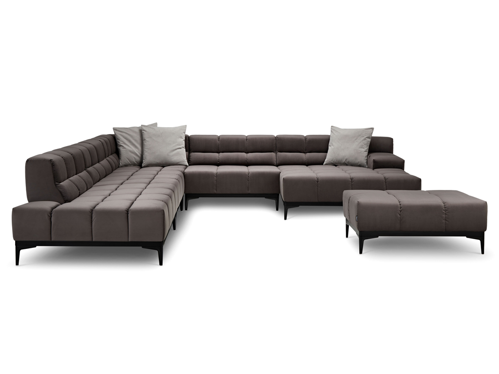 designwerk Oasis - Polstergarnitur inkl. Hocker | B: 362 cm