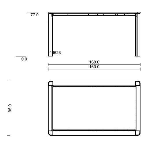 Type 46623 | L: 160,0 cm, Breite: 95,0 cm