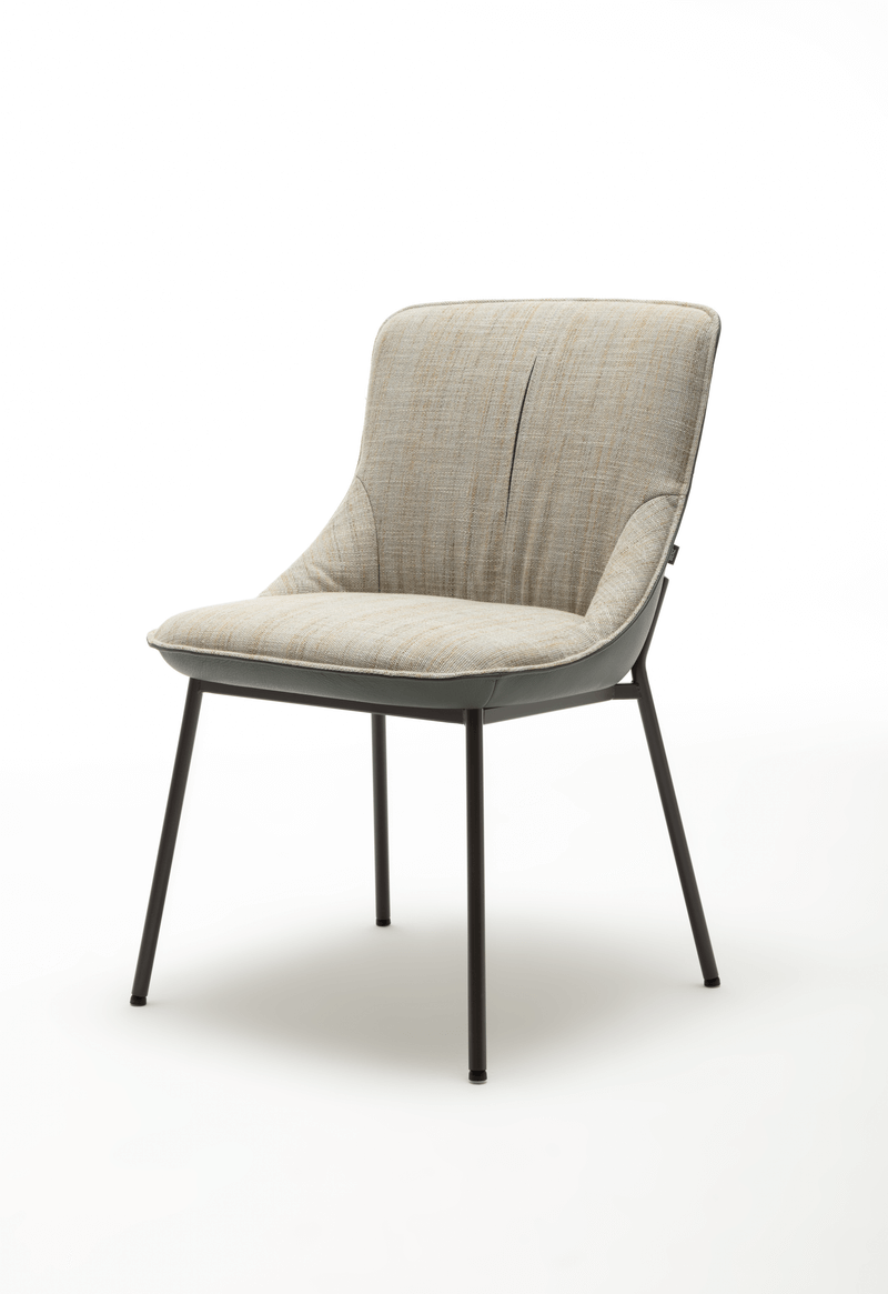 Rolf Benz 655 - Stuhl | zweifarbig "Kombi" Rolf Benz 655 Polsterstuhl in beige