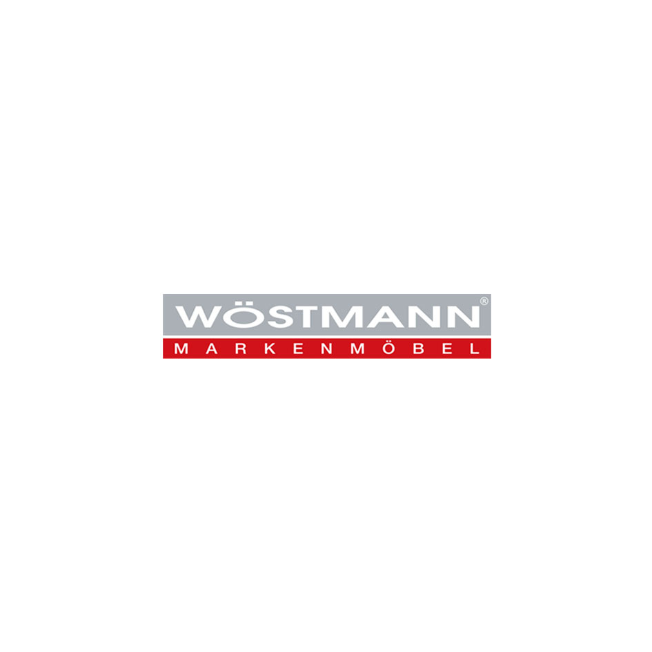 Markenlogo zentriert Wöstmann