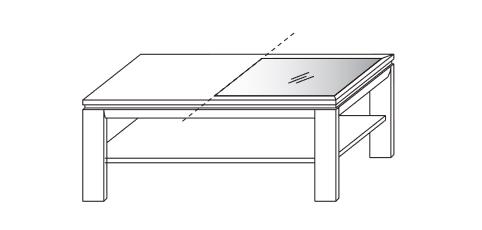 WM.SO.9522 Wöstmann. Soleo 3000 | Couchtisch | Type 9522/9507 | B: 120,0 cm