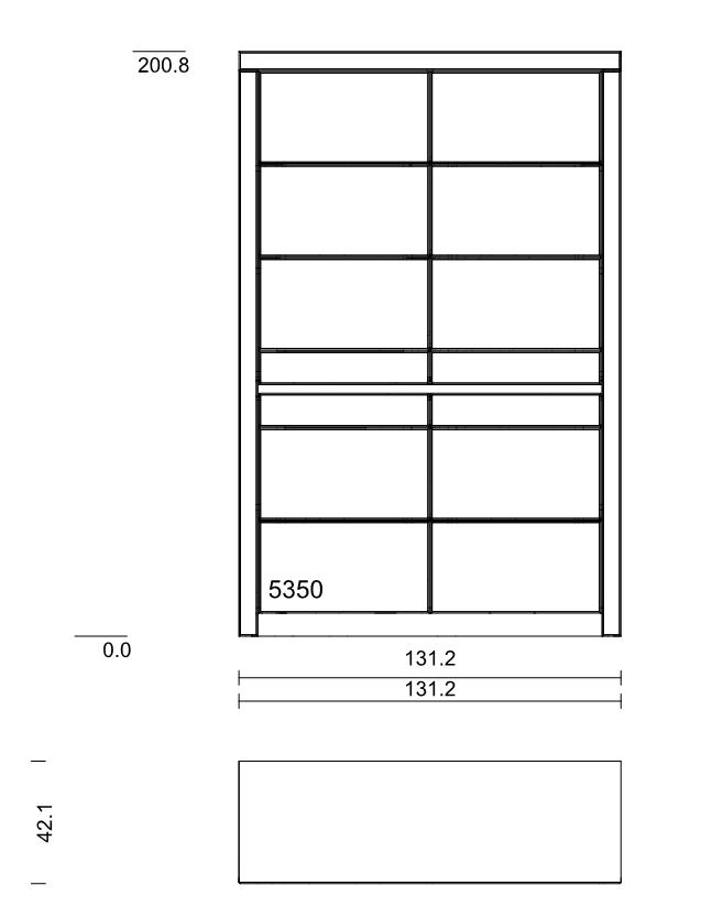 Wöstmann. Soleo 3000 | Schrank | Type 5350 | H: 200,8 cm