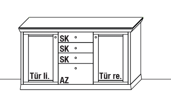 WM.C.2742 Wöstmann. Casa 220 | Sideboard | Type 2742