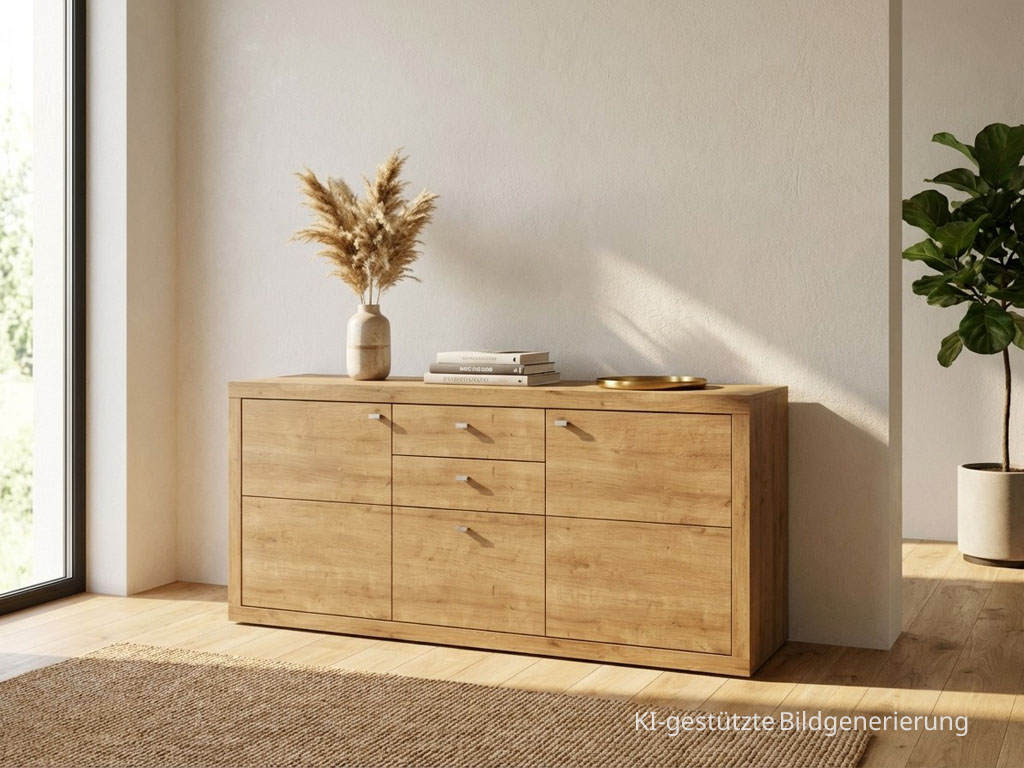 Wöstmann Aurum - Sideboard | Type 2050 | B: 204,2 cm | Wildeiche massiv