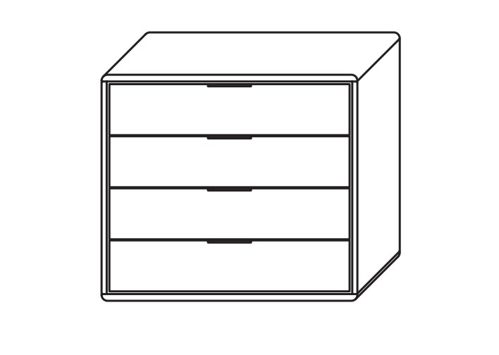 keine Auswahl / Schubladenfront Wildeiche