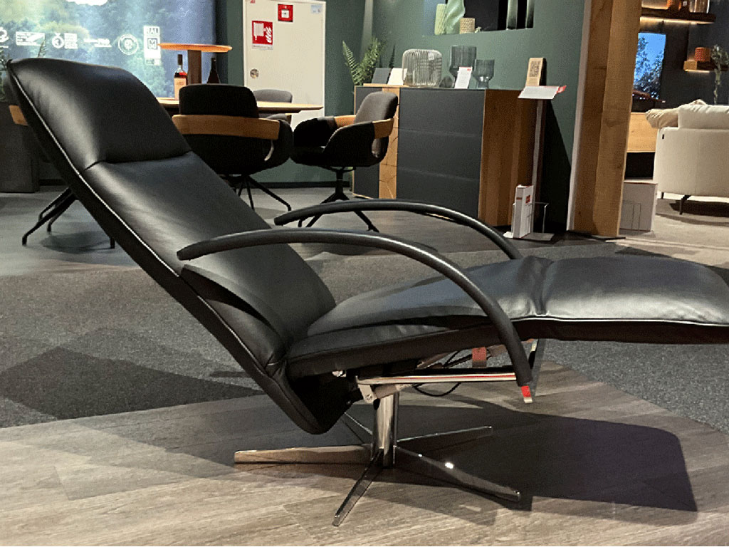 Strässle FINO | Funktionssessel (Leder Turin Nero)