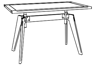 Illustration eines Sekretärs