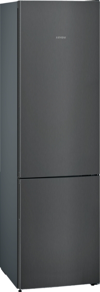 Siemens - freistehende Kühl-Gefrier-Kombination iQ500 (201x60 cm) | BlackSteel | KG39E8XBA 