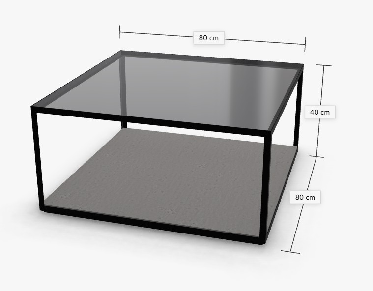 freistil Rolf Benz 181 - Couchtisch | 80 x 80 cm | konfigurierbar
