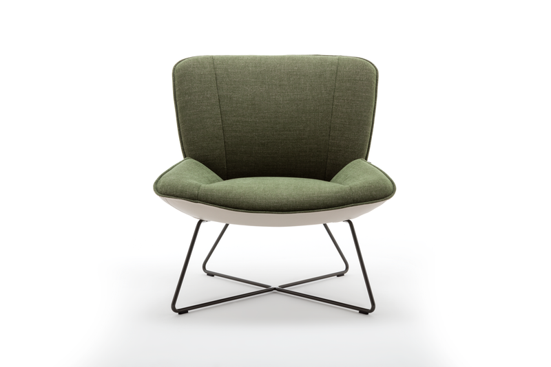 Grüner Sessel von Rolf Benz 383