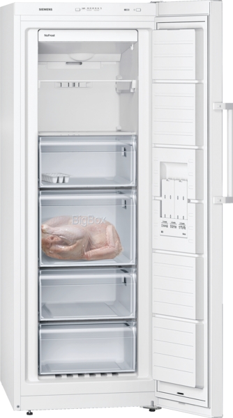 Siemens GS29NVWEP iQ300 Freistehender Gefrierschrank 161 x 60 cm Weiß