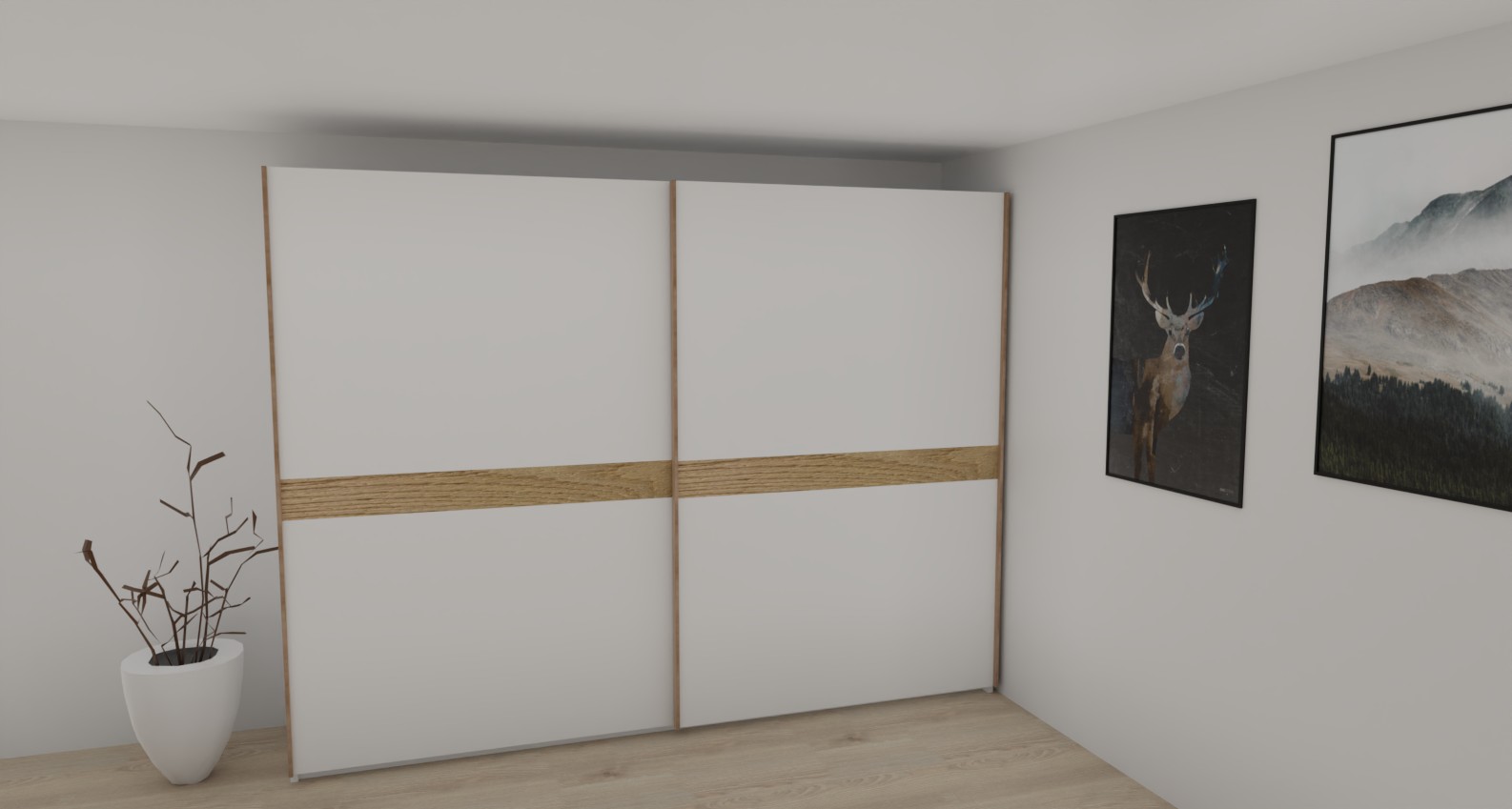 Disselkamp DELTA COMF-S STUDIOLINE | Schwebetürenschrank 2-türig