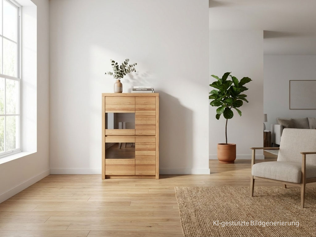 Wöstmann Soleo 3000 - Schrank | Type 4103/4104 | B: 112,3 cm | Wildeiche oder Kernbuche