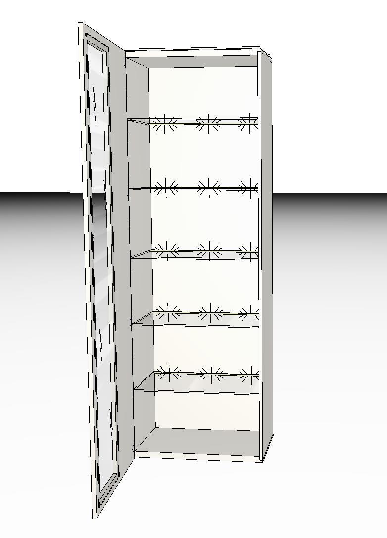 5 x LED-Glaskantenbeleuchtung