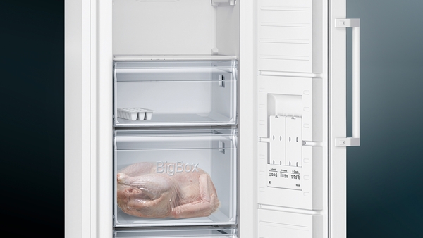 Siemens GS29NVWEP iQ300 Freistehender Gefrierschrank 161 x 60 cm Weiß