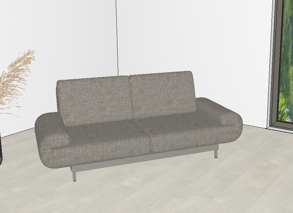 relaxsofa grau cr444 creation by rolf benz 